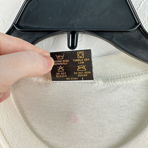 Vtg T-shirt XL Teddy Bear Heart Boxers Single Stitch Touch Of Gold Spring Ford - Picture 6 of 9